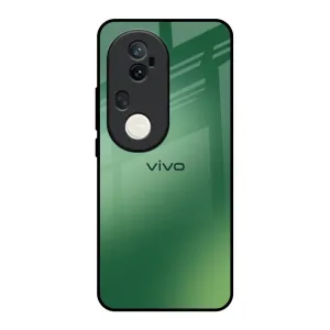 Printed Artwork Green Grunge Texture Glass Case for Vivo T4 Ultra 5G