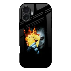 AAA Joker Glass Case for iPhone 17 Fashion Texture Matte Design Texture