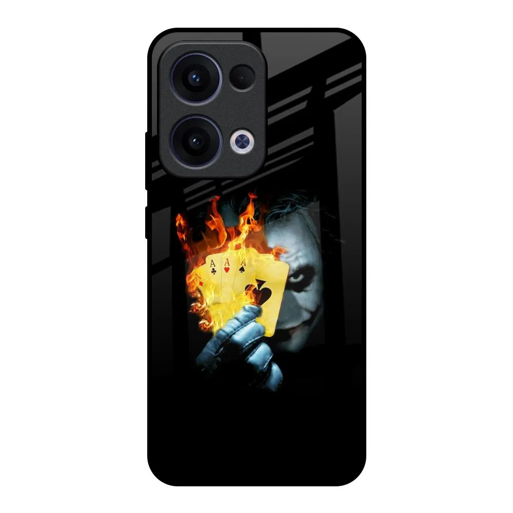 AAA Joker Glass Case for Oppo Reno13 5G metal frame Matte Protection