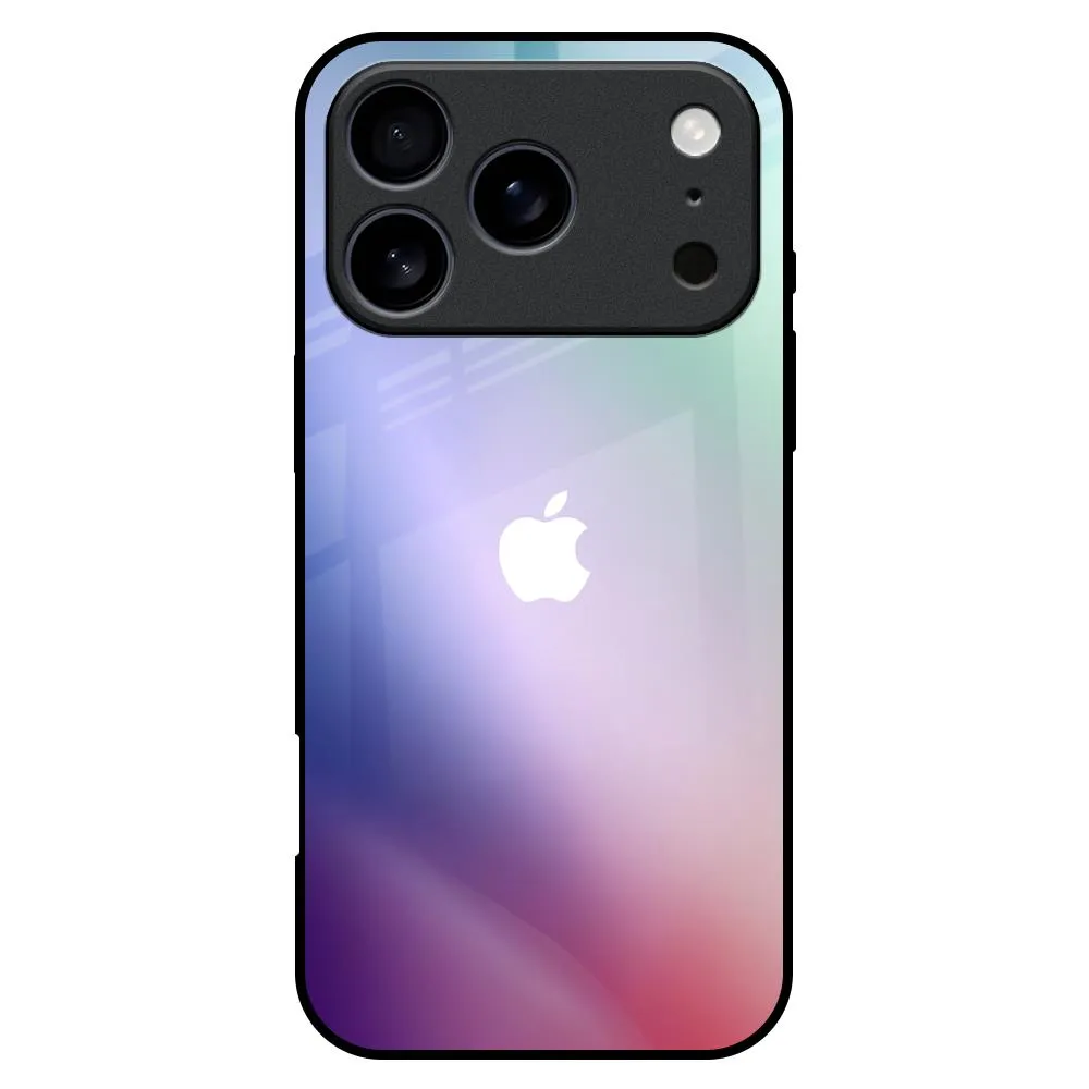 Abstract Holographic Glass Case for iPhone 17 Pro Max Elegant Appearance professional accessory