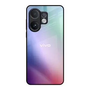 Abstract Holographic Glass Case for Vivo V60 5G Smooth Detail Protective Design