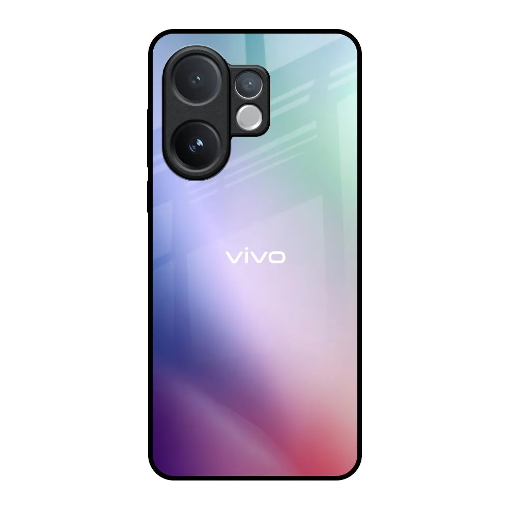 Abstract Holographic Glass Case for Vivo V60 5G Smooth Detail Protective Design