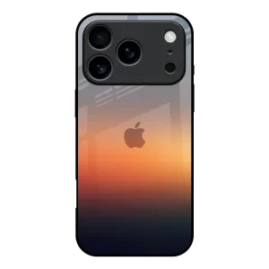 Aesthetic Orange Glass Case for iPhone 17 Pro Student Gear Edge Shield