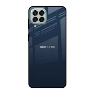 Rugged Build Luxury Grip Overshadow Blue Glass Case For Samsung Galaxy M53 5G