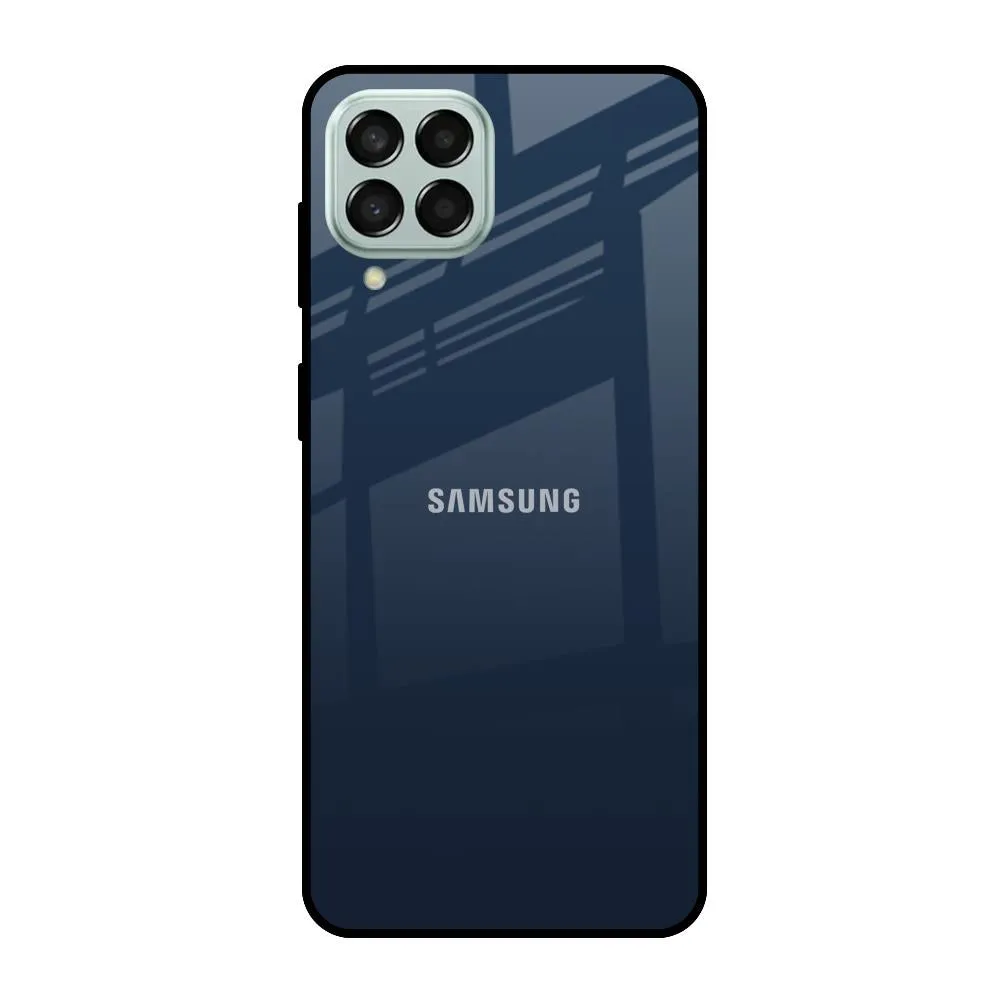 Rugged Build Luxury Grip Overshadow Blue Glass Case For Samsung Galaxy M53 5G