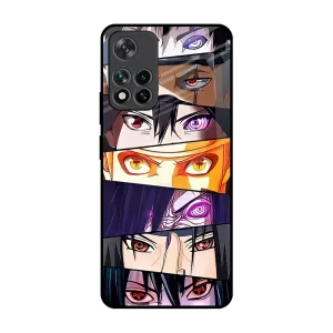 Anime Eyes Glass Case for Mi 11i Protective Build