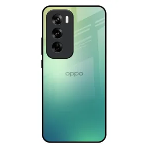 Dusty Green Glass Case for Oppo Reno 12 Pro 5G Premium Touch