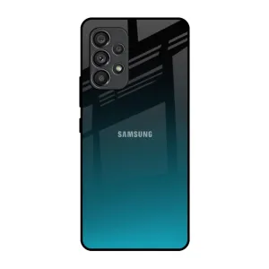 Modern Touch Office use Ultramarine Glass Case for Samsung Galaxy A53 5G