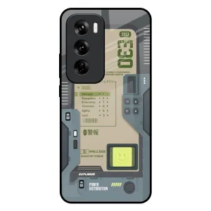 Art Station Glass Case for Oppo Reno 12 5G Precision Cutouts Flexible Edge Texture