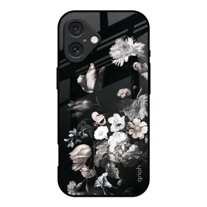 Comfort Build Protective Detailing Edge Artistic Mural Glass Case for iPhone 16