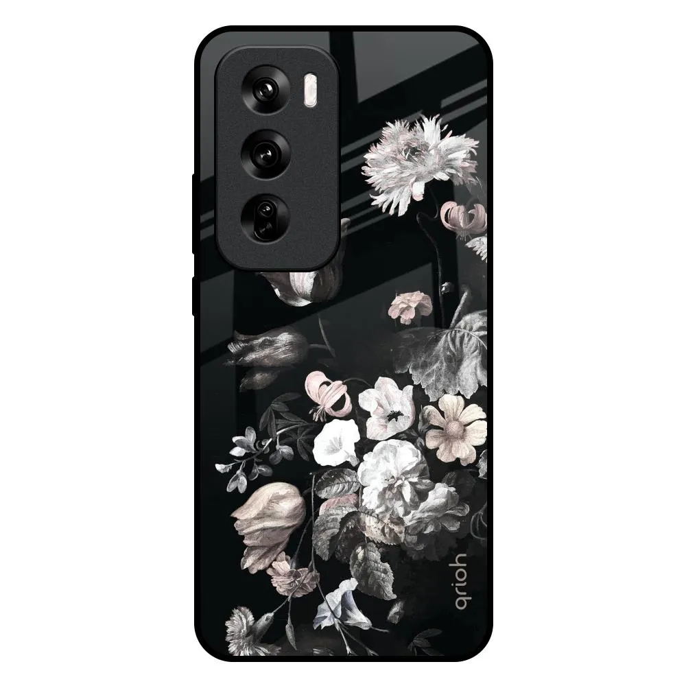 Matte Pattern Artistic Mural Glass Case for Oppo Reno 12 Pro 5G