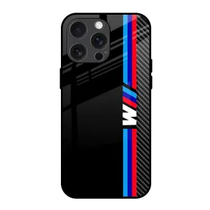 Strong Shell Anti Shock Layer Automotive Art Glass Case for iPhone 15 Pro Max