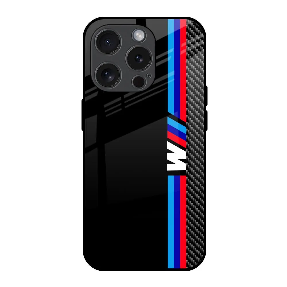 Rugged Detail Layer Customizable Option Automotive Art Glass Case for iPhone 15 Pro