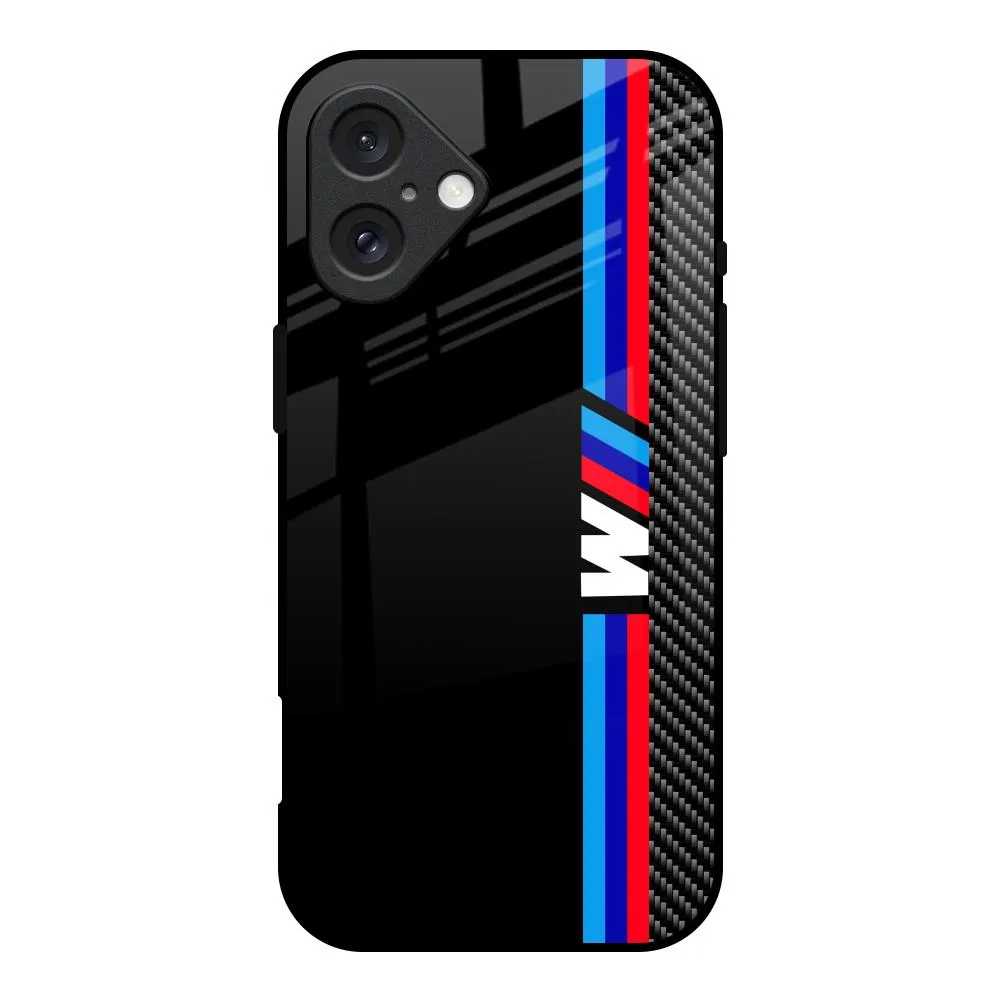 Automotive Art Glass Case for iPhone 16 Soft Protection