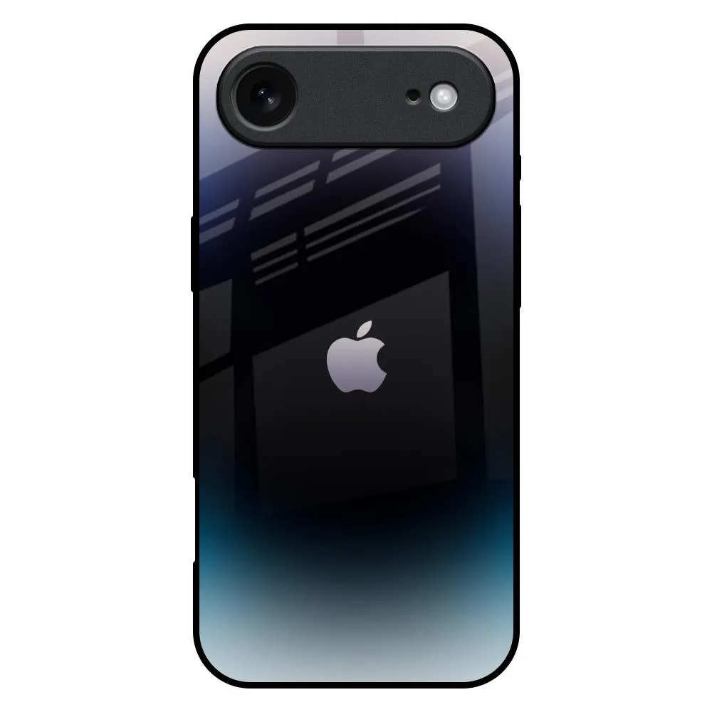 Black Obsidian Glass Case for iPhone 17 Air Matte Finish Rugged Finish