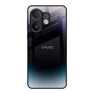 Black Obsidian Glass Case for Vivo V60 5G Polished Style Protective Pattern Texture