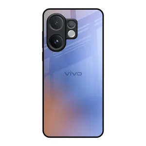 Modern Accessory Durable Material Blue Aura Glass Case for Vivo V60 5G