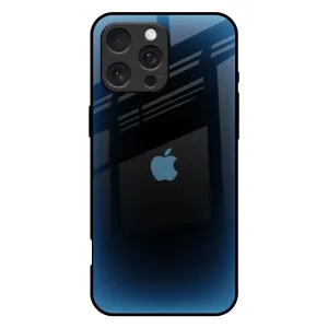 Blue Dynamic Glass Case for iPhone 16 Pro Max Slim Profile