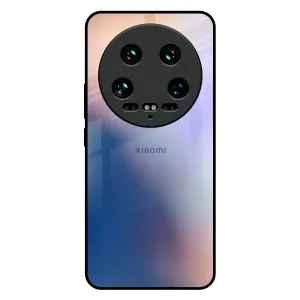 Blue Mauve Gradient Glass Case for Mi 14 Ultra 5G Student Friendly Classic Touch