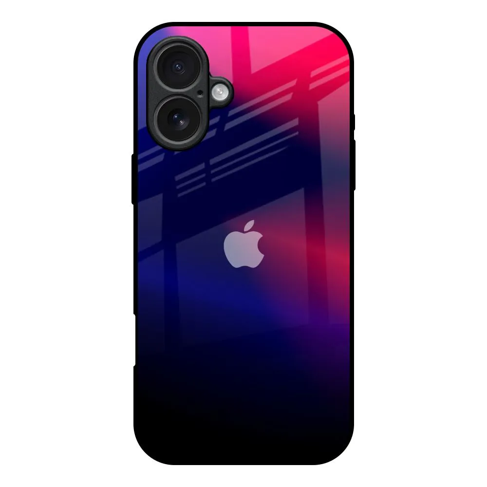 Blue Ombre Glass Case for iPhone 17 Precision Cutouts