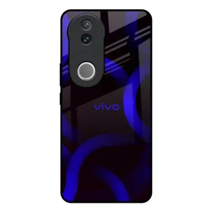 Ergonomic grip Matte Coating Blue Ring Light Glass Case for IQOO Z10R 5G