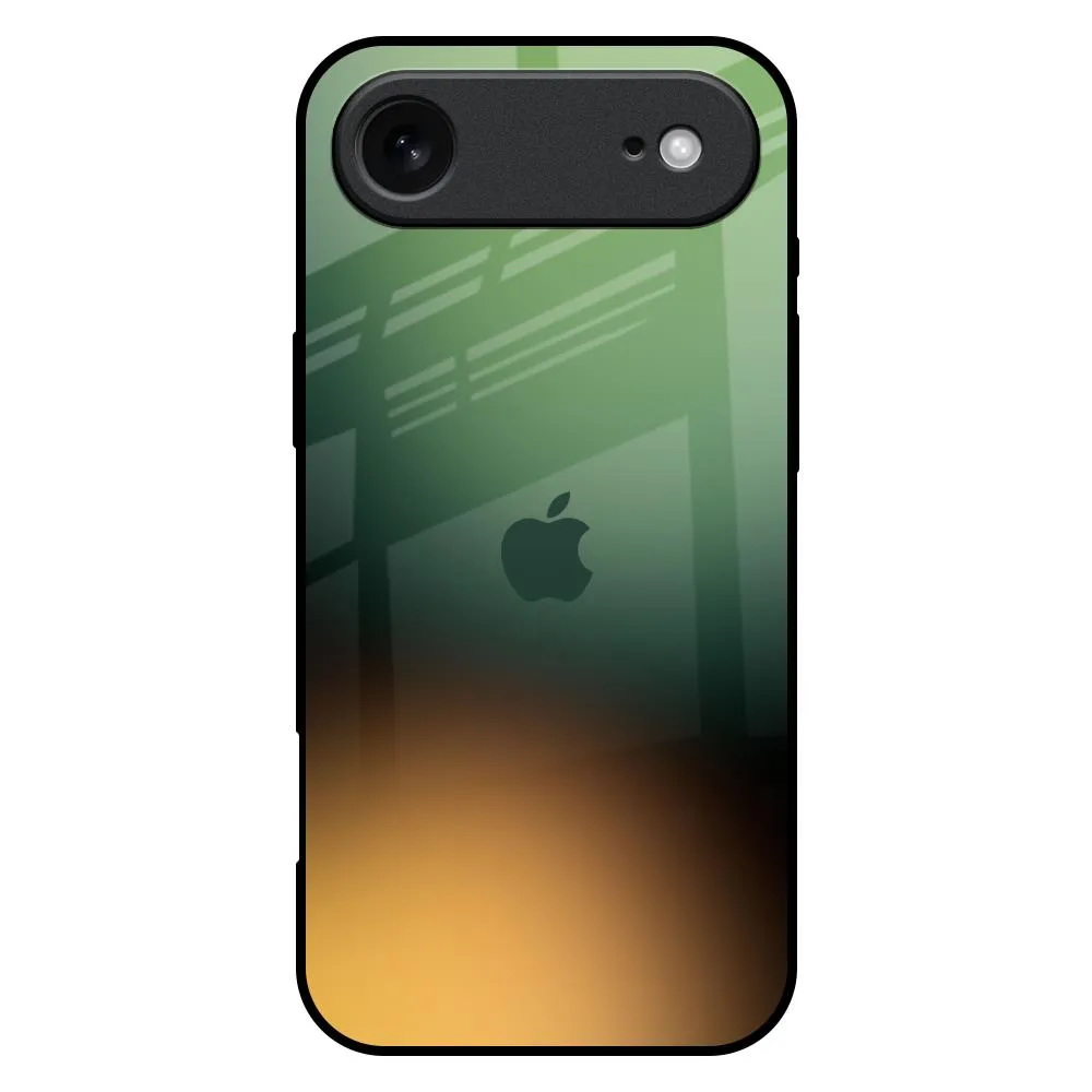 Stylish Layer Texture Refined Edge Blurry Forest Glass Case for iPhone 17 Air
