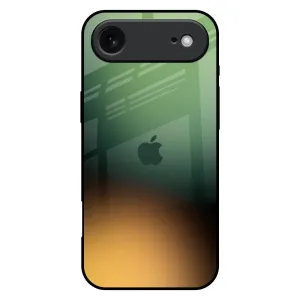 Stylish Layer Texture Refined Edge Blurry Forest Glass Case for iPhone 17 Air