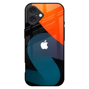 Bold Line Glass Case for iPhone 16 Plus Flexible Detail Soft Edge Look