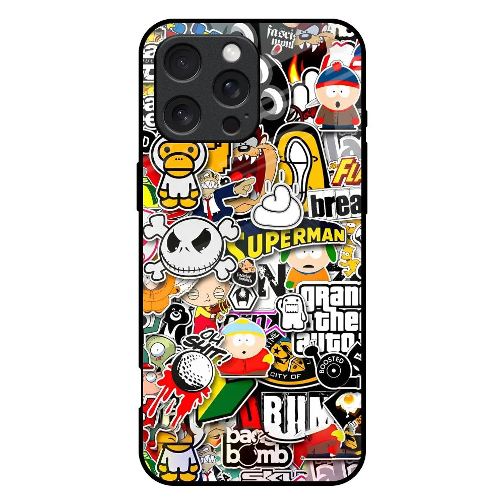 Edge Protection Boosted Glass Case for iPhone 16 Pro Max