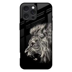 Brave Lion Glass Case for iPhone 16 Pro Max Vivid Gradient Portable Fit