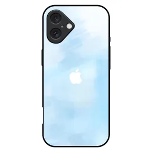 Bright Sky Glass Case for iPhone 16 Plus Flexible Fit