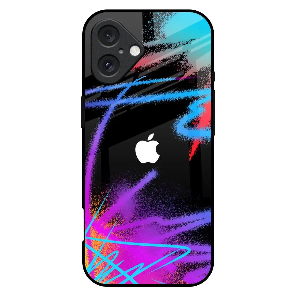 Urban Design Universal Design Brushy Color Glass Case for iPhone 16 Plus