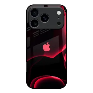 Red Thunder Glass Case for iPhone 17 Pro Modern feature Sleek Profile