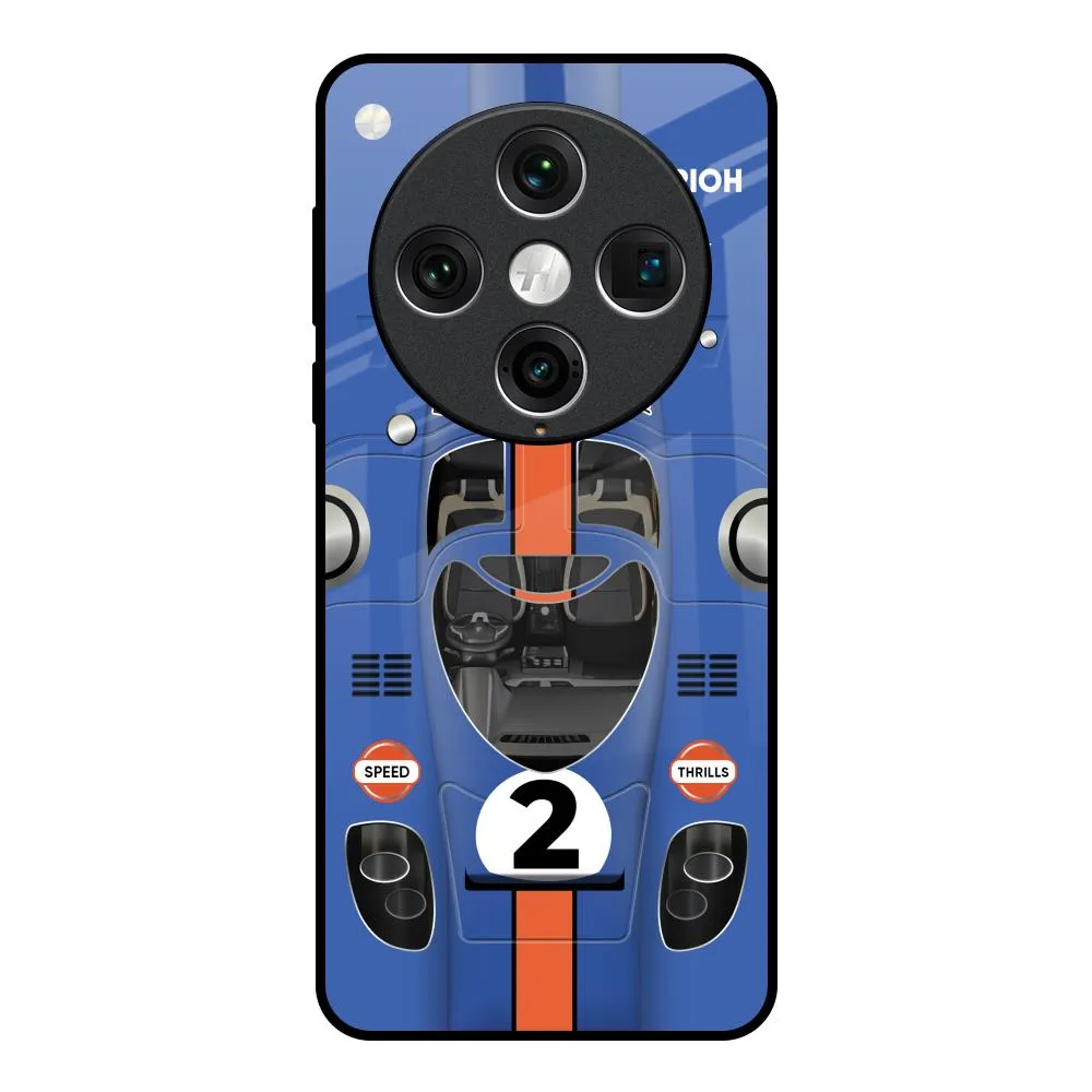 Simple Finish Car Adiction Glass Case for Oppo Find x8 Pro