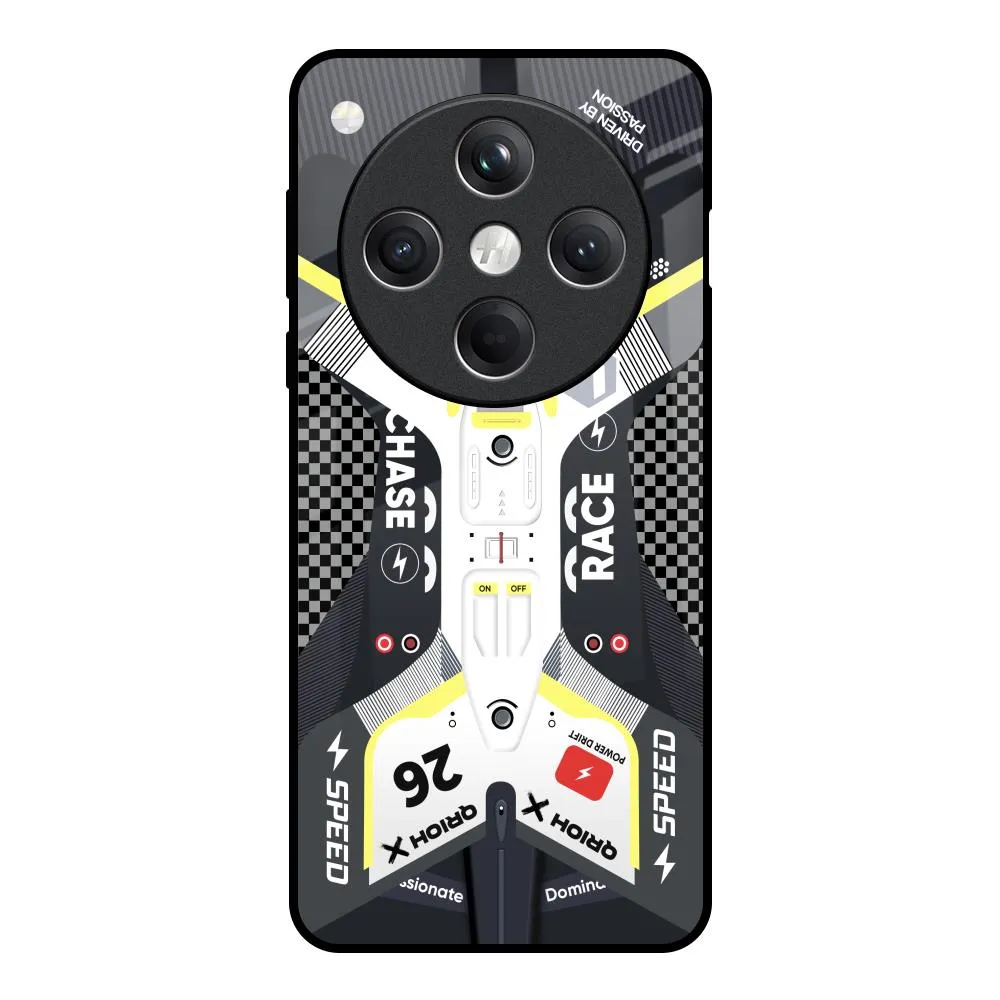 Car Enthusiast Glass Case for Oppo Find X8 5G Lightweight Build Quality Stylish Layer