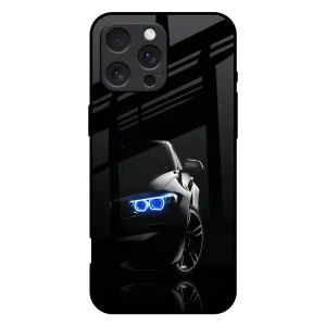 Heat resistant Smooth Edges Car In Dark Glass Case for iPhone 16 Pro Max