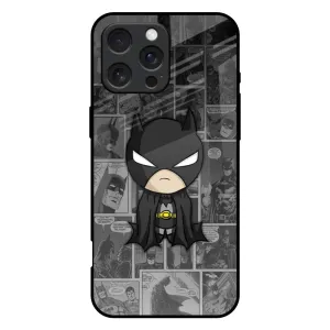 Sleek Texture Fashion Design Cartoon Art Glass Case for iPhone 16 Pro Max