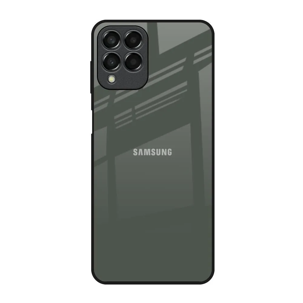 Charcoal Glass Case for Samsung Galaxy M53 5G Gloss Surface Strong protection