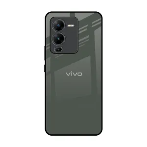 Flexible Fit Charcoal Glass Case for Vivo V25 Pro