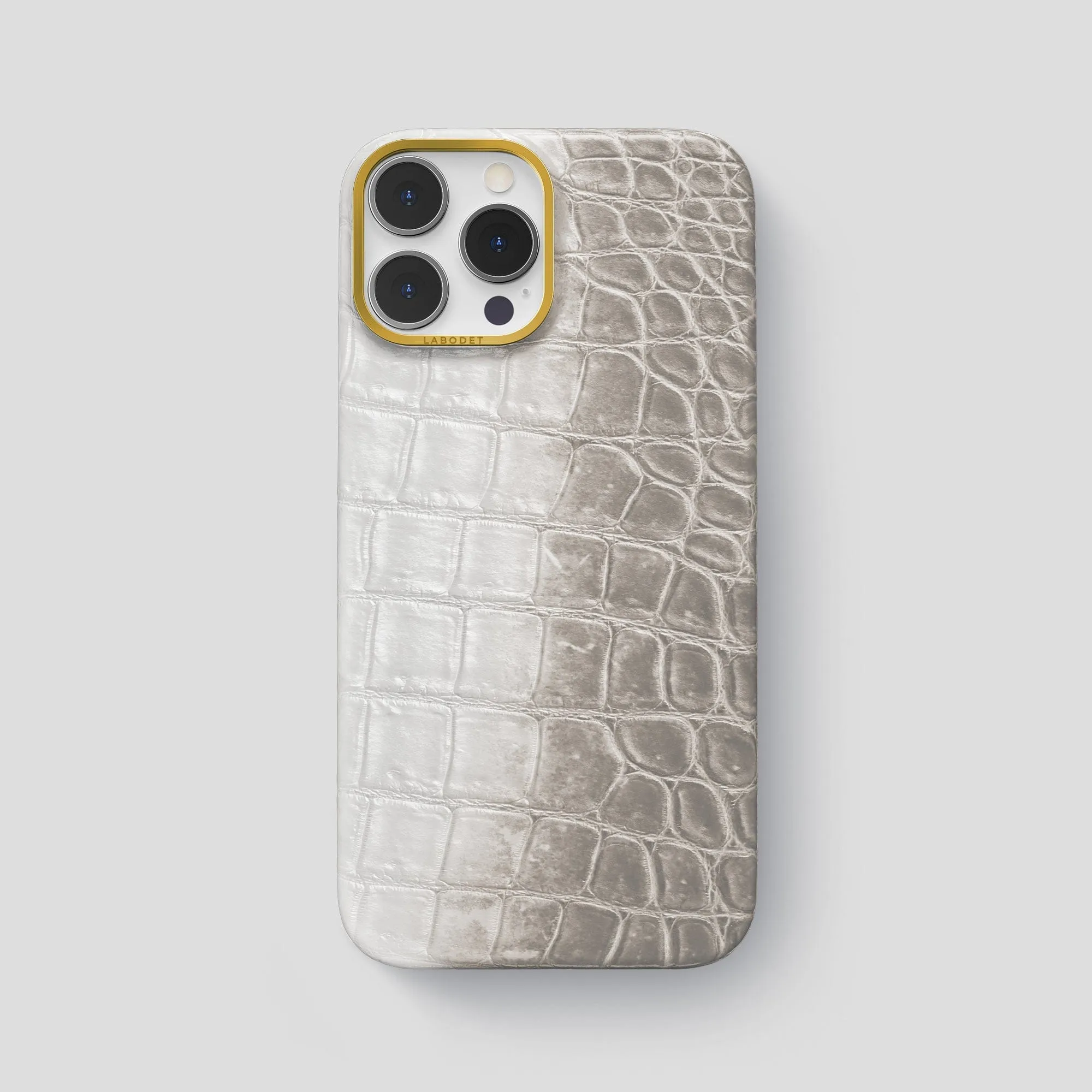 Classic Case For iPhone 15 Pro Max In Himalayan Crocodile Rugged Pattern Texture