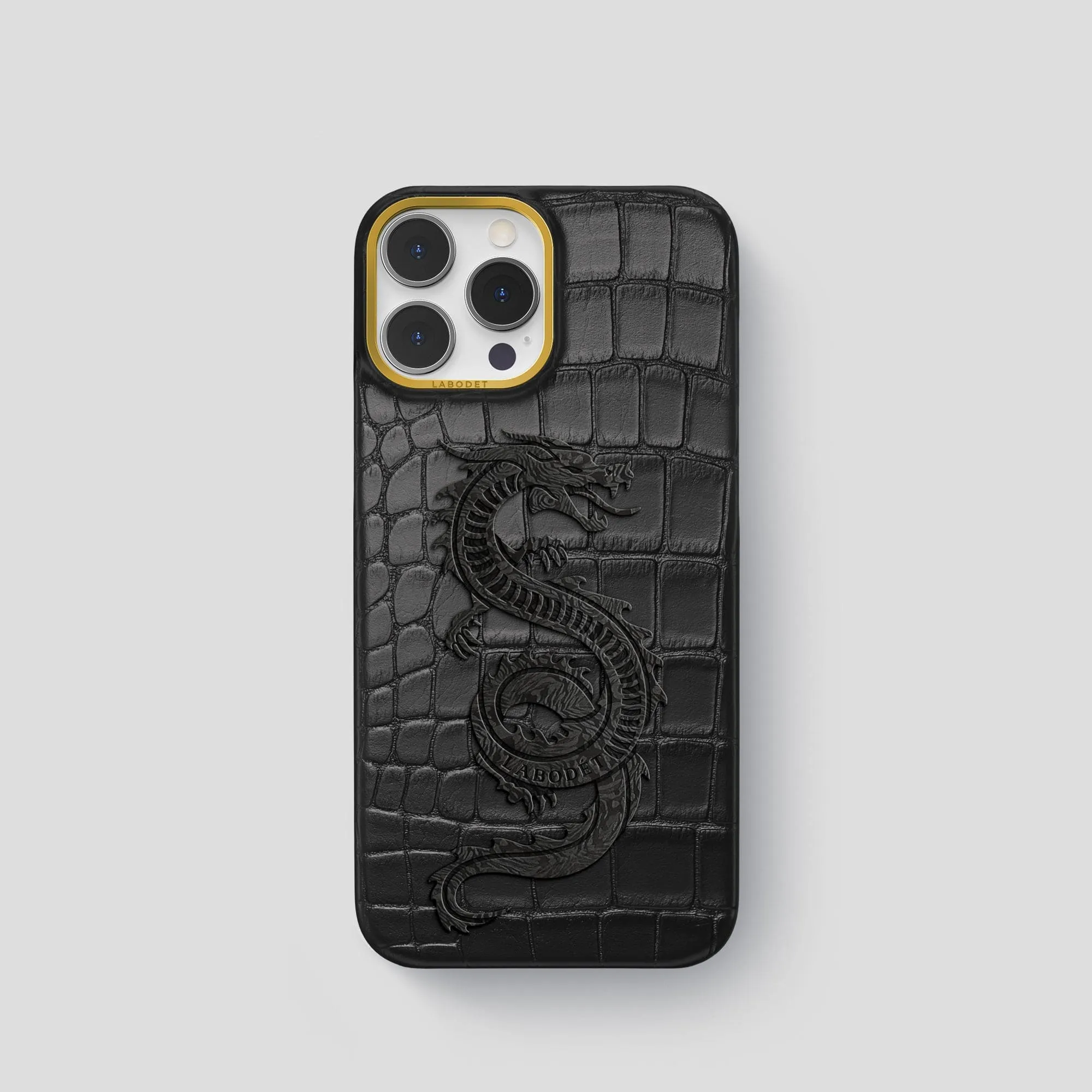 Comfort Shield Texture Flexible Pattern Layer Classic Case With Carbon Dragon For iPhone 15 Pro In Alligator