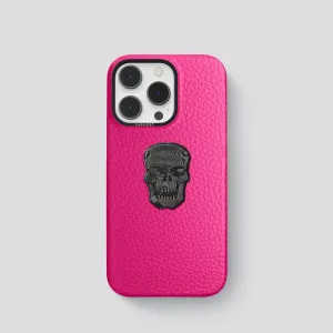 Anti Shock Layer Classic Case With Carbon Skull For iPhone 15 Pro In Calf