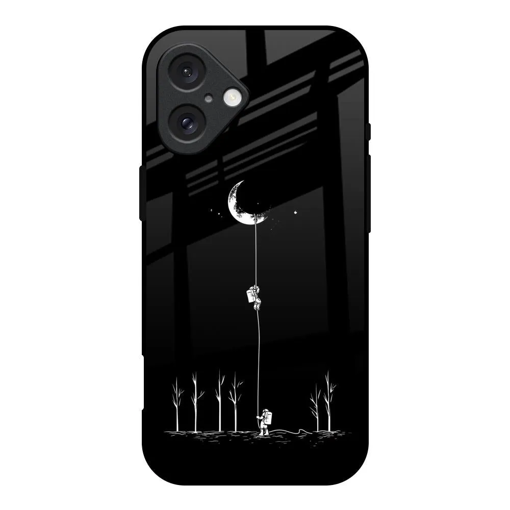 Catch the Moon Glass Case for iPhone 16 Comfort Finish