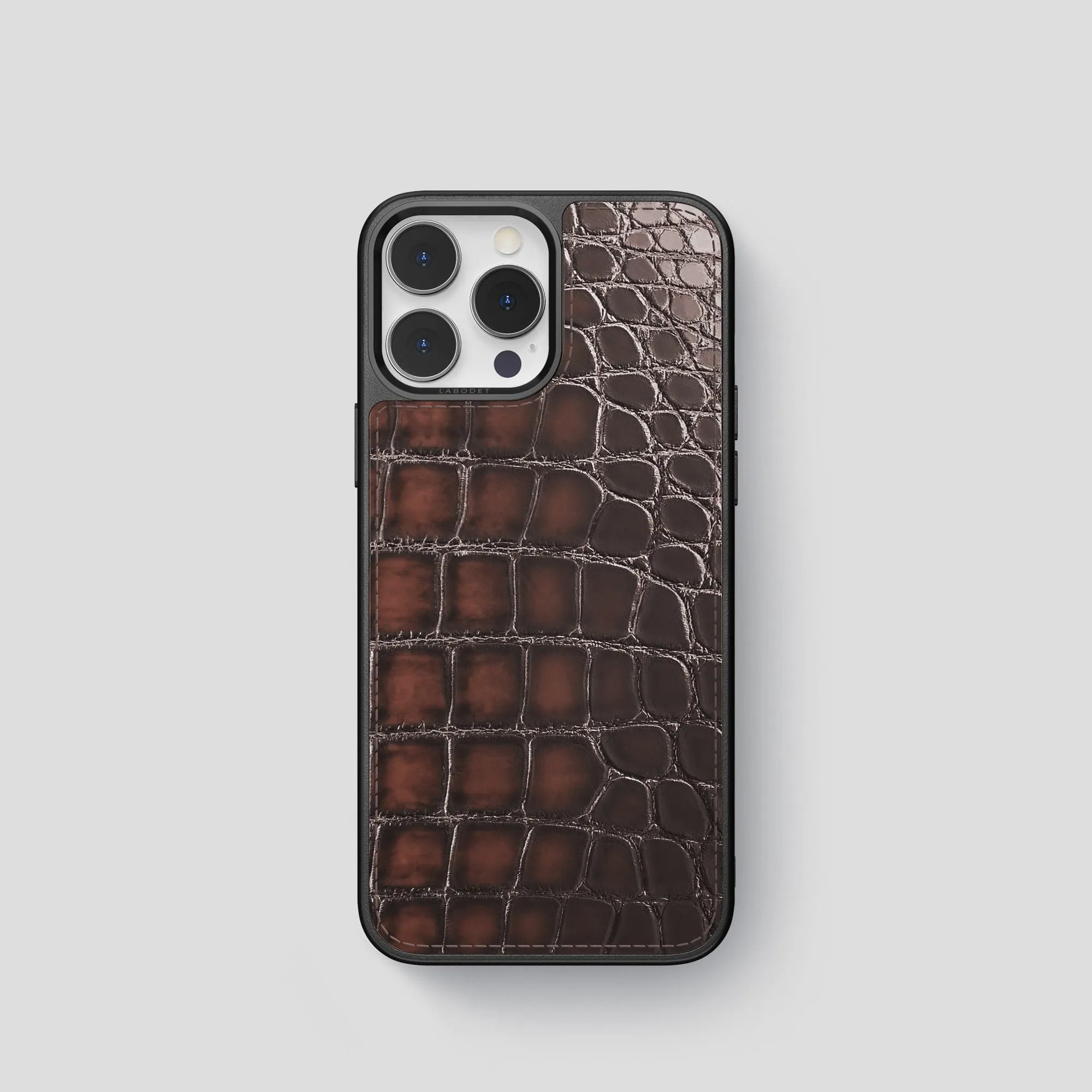 Sport Case For iPhone 15 Pro In Patina Alligator Anti Shock