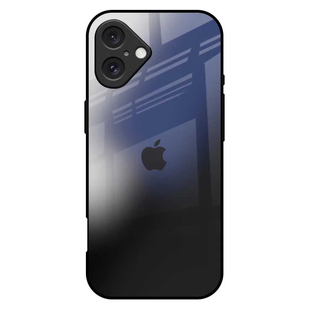 Matte Texture Design Soft Surface Layer Black Tourmaline Glass Case for iPhone 16 Plus