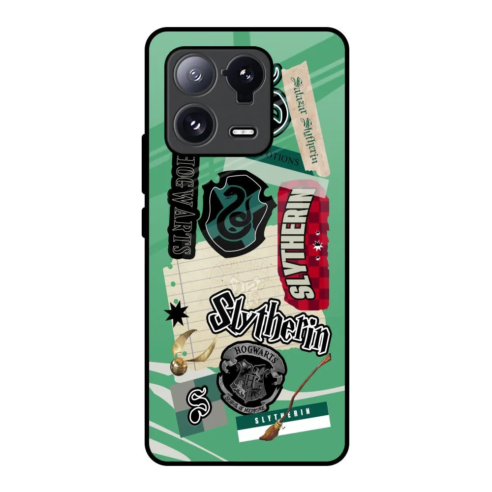 Slytherin Glass Case for Mi 13 Pro Minimal Cover Durable Form