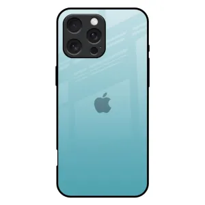 Arctic Blue Glass Case For iPhone 16 Pro Max Hybrid Texture Layer
