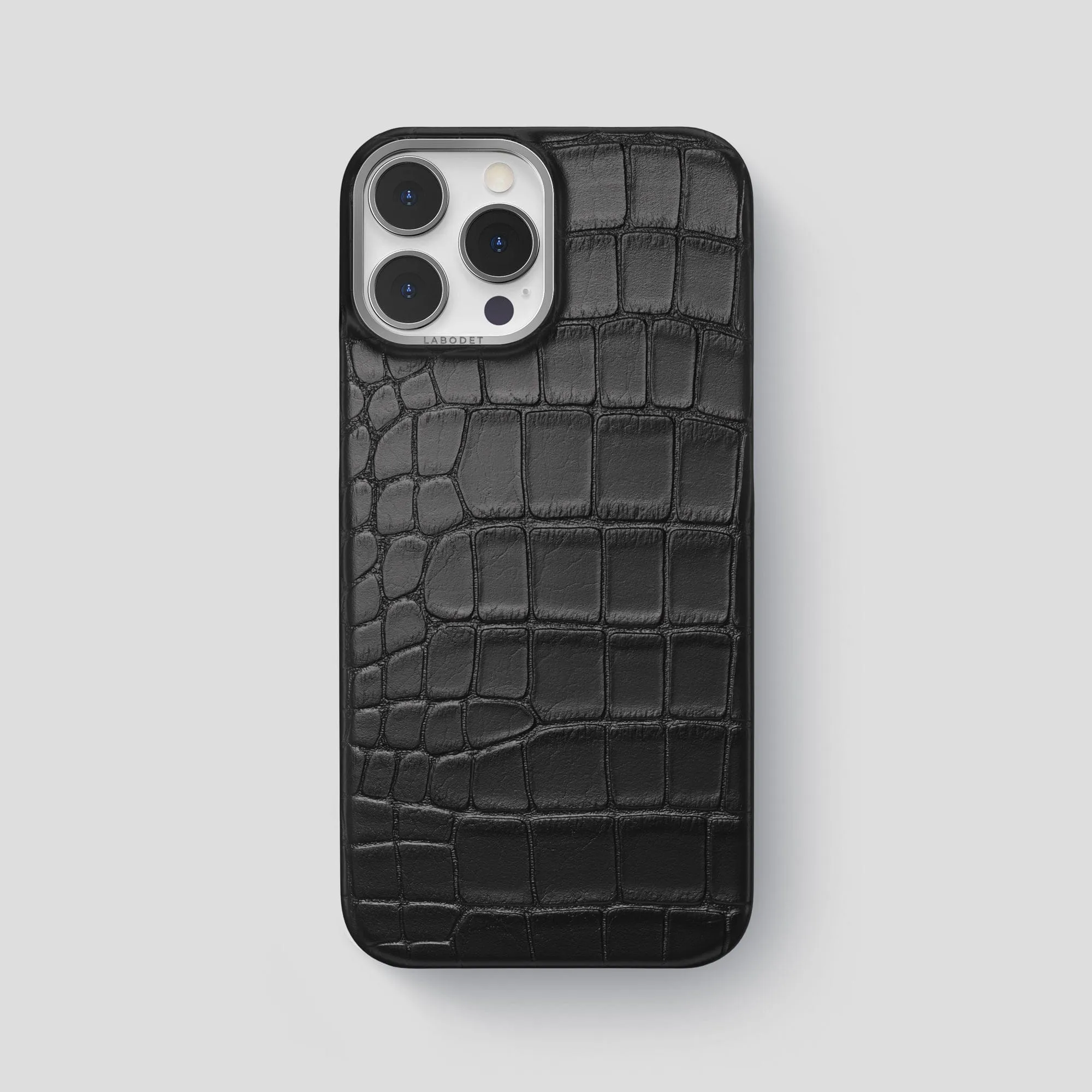 Hybrid Grip Finish Smooth Coating Classic Case For iPhone 15 Pro Max In Alligator