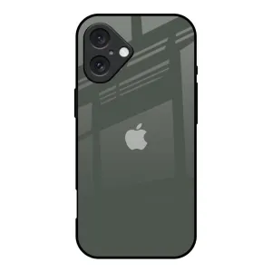 Charcoal Glass Case for iPhone 16 Trendy Aesthetic