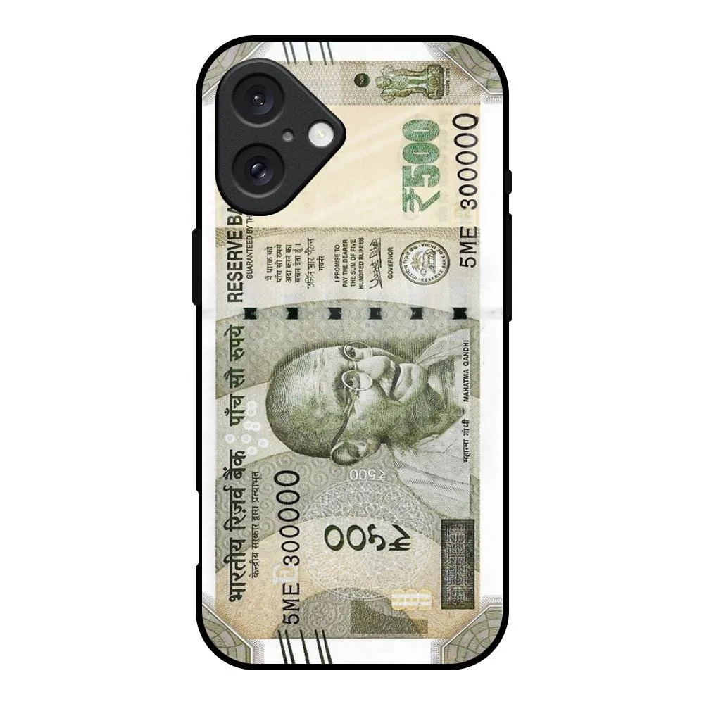 Cash Mantra Glass Case for iPhone 16 Button Cover